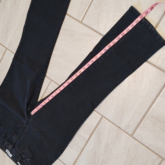 St.John's Bay Black Wash Slim Pocket Boot Cut Jeans P6 - Picture 6 of 13